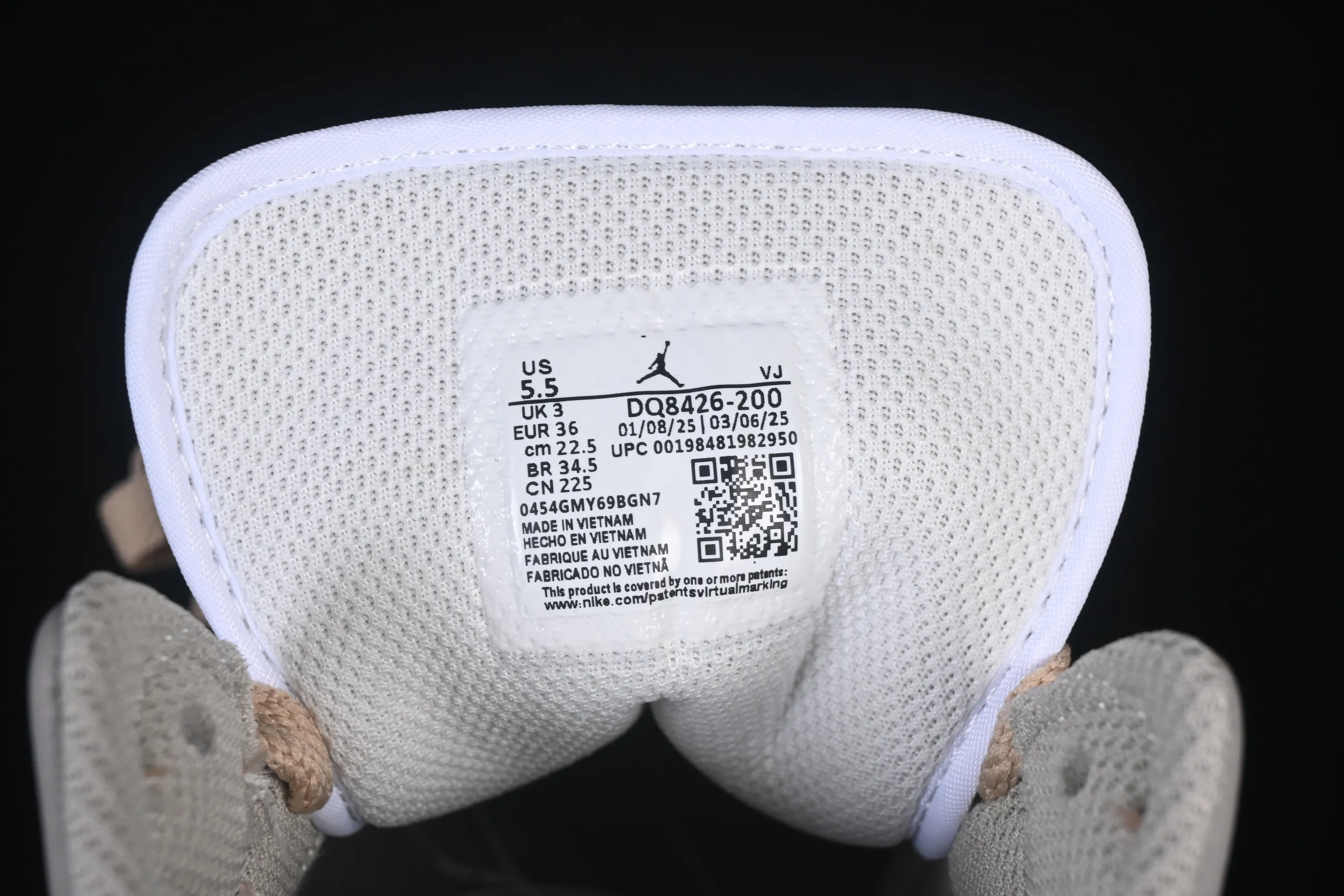 All categories Air Jordan Jordan series basketball shoes Air Jordan 1 Mid Air Jordan 1 Mid AJ1 Joe 1 white wheat Chinese culture and leisure sneakers DQ8426-200